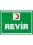 Revir (Yatay) (Kendinden Yapışkanlı Etiket) 17,5 x 25 cm 1