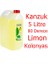 80 Derece Limon Kolonyası Kolonya 5 lt + 200 ml Dökme + 170 ml Sprey + Huni 2