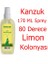 80 Derece Limon Kolonyası Kolonya 5 lt + 200 ml Dökme + 170 ml Sprey + Huni 4