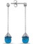 Lova Drop Topaz Taşlı Sallantılı Küpe 1