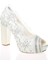 Sedef İnci Taş Işlemeli Gelin Ayakkabı 2003CNR 3