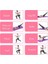 Portable Pilates Studio Jimnastik Lastiği Egzersiz Çubuğu Yoga Plates Spor Kondisyon Direnç Aerobik 5