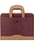 Milano Gi̇zli̇ Saplı Çift Fermuarlı Evrak Çantasi Bordo 1