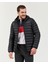 M Essential Hooded Jacket Siyah Erkek Mont S202063-001 2