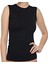 Kadın Pamuklu Kolsuz Likralı Sıfır Yaka Body T-Shirt 1