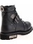 Brake Buckle Black Deri Erkek Bot 4