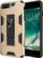 Apple iPhone 8 Plus Kapak Standlı Mıknatıslı Tank Kılıf Gold 1
