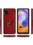 Huawei P20 Lite Kapak Military Yüzüklü Stantlı Panzer Tank Kılıf Siyah 5