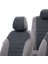 BMW 3 Serisi 1998-2005 E46 Özel Üretim Koltuk Kılıfı Original Design Füme - Gri 4