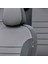 BMW 3 Serisi 2012-2019 F30 Özel Üretim Koltuk Kılıfı Paris Design Gri - Siyah 3