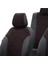 BMW 1 Serisi 2004-2011 E87 Özel Üretim Koltuk Kılıfı Amsterdam Design Tay Tüyü Siyah - Kırmızı 4