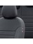 BMW X3 2003-2010 E83 Özel Üretim Koltuk Kılıfı New York Design Siyah 3