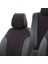 Chevrolet Rezzo 2004-2008 Özel Üretim Koltuk Kılıfı Amsterdam Design Tay Tüyü Siyah 4