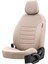 Citroen C2 2004-2008 Özel Üretim Koltuk Kılıfı Paris Design Bej 2