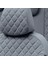 Citroen C3 2002-2009 Özel Üretim Koltuk Kılıfı Madrid Design Deri Füme 5