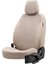 Citroen C3 2002-2009 Özel Üretim Koltuk Kılıfı Amsterdam Design Tay Tüyü Bej 2