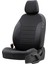 Citroen C3 2009-2016 Özel Üretim Koltuk Kılıfı Paris Design Füme - Siyah 2