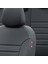 Citroen C-Elysee 2012-2017 Özel Üretim Koltuk Kılıfı İstanbul Design Siyah 3