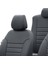 Citroen C-Elysee 2012-2017 Özel Üretim Koltuk Kılıfı İstanbul Design Siyah 4