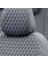 Citroen C-Elysee 2012-2017 Özel Üretim Koltuk Kılıfı Amsterdam Design Deri Füme 5