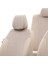 Fiat Albea 2002-2012 Özel Üretim Koltuk Kılıfı Amsterdam Design Tay Tüyü Bej 4