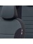 Fiat Marea 1996-2007 Özel Üretim Koltuk Kılıfı Original Design Füme - Siyah 3