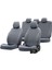Fiat Bravo 2007-2013 Özel Üretim Koltuk Kılıfı Amsterdam Design Deri Füme 1