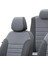 Ford Focus 2005-2011 Özel Üretim Koltuk Kılıfı İstanbul Design Füme - Siyah 4