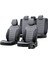 Ford Focus 2005-2011 Özel Üretim Koltuk Kılıfı Paris Design Gri - Siyah 1