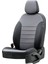 Ford Focus 2005-2011 Özel Üretim Koltuk Kılıfı Paris Design Gri - Siyah 2