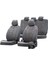 Ford Focus 2005-2011 Özel Üretim Koltuk Kılıfı Milano Design Füme 1