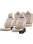 Ford Focus 2005-2011 Özel Üretim Koltuk Kılıfı London Design Bej 1