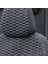Ford Transit Custom 2012-Sonrası 4+1 (5 Kişi) Özel Üretim Koltuk Kılıfı Tokyo Design Deri Siyah - Beyaz 5