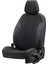 Honda Civic 2001-2006 Özel Üretim Koltuk Kılıfı Amsterdam Design Tay Tüyü Siyah - Beyaz 2