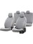 Honda Accord 1998-2002 Özel Üretim Koltuk Kılıfı Original Design Açık Gri 1