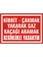 Kibrit Çakmak Yakarak Gaz Kaçağı Aramak Kesinlikle Yasaktır Galvaniz Uyarı Levhası 17,5 x 25 cm 1