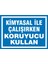 İzmir Serigrafi Kimyasal ile Çalışırken Koruyucu Kullan 2.6 mm PVC Uyarı Levhası 25 x 35 cm 1