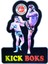 Kickboks Yazılı Görsel Tabela 3D LED Neon Işıklı Kutu Harf Tabela 1