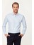 Açık Mavi Kareli Slim Fit Gömlek 4