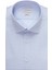 Mavi Desenli Kısa Kollu Slim Fit Gömlek 1