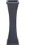 50 cm Siyah Ahşap Vazo Ince Belli Model 1