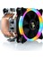 T6 6 Bakır Borulu Çift Fan Rainbow Ledli Güçlü Cpu Fanı 1