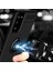 Samsung Galaxy Note 20 Kılıf Ultra Korumalı Yüzüklü Manyetik Ravel Silikon + Tam Kaplayan 3D Cam Ekran Koruyucu Kırmızı 3