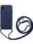 - Apple iPhone XS 5.8 - Kılıf Boyun İp Askılı Koruyucu Ropi Kapak - Lacivert - T15114 1