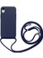 - Apple iPhone XR 6.1 - Kılıf Boyun İp Askılı Koruyucu Ropi Kapak - Lacivert - T15115 1