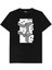 Bear T-Shirt Siyah Baskılı 2XL 2