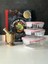 2 Li Set Cam Saklama Kabı Kare 800 ml Pembe 2