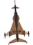 3D Ahşap Puzzle Angel Interceptor Uçak 47 Parça 4
