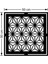 Geometrik Geometrik Kare Form Duvar Ev Aksesuarı Ahşap Tablo 50 x 50 cm 3