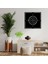 Geometrik Hedef Nişangahı Duvar Oda Ev Aksesuarı Ahşap Tablo 50 x 50 cm 2